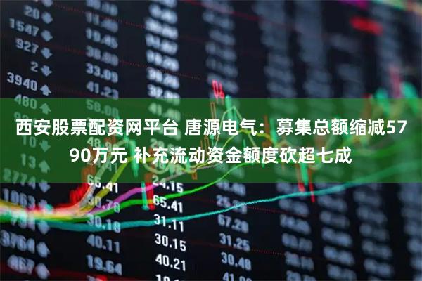 西安股票配资网平台 唐源电气：募集总额缩减5790万元 补充流动资金额度砍超七成